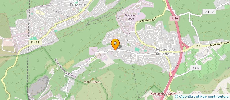 localisation de l'entreprise DL JUMP  ROQUEFORT-LA-BEDOULE