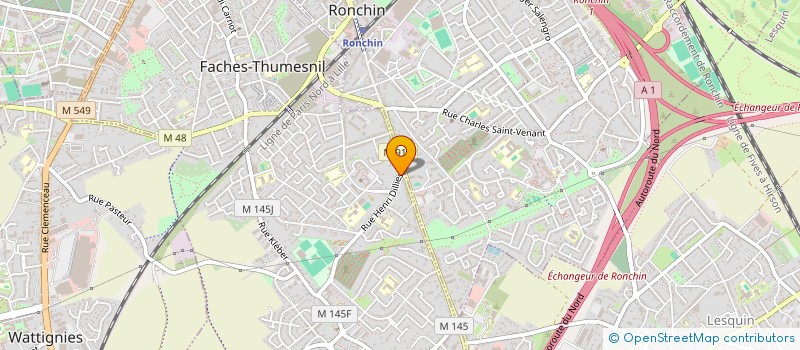 localisation de l'entreprise DL MANUTENTION à FACHES-THUMESNIL