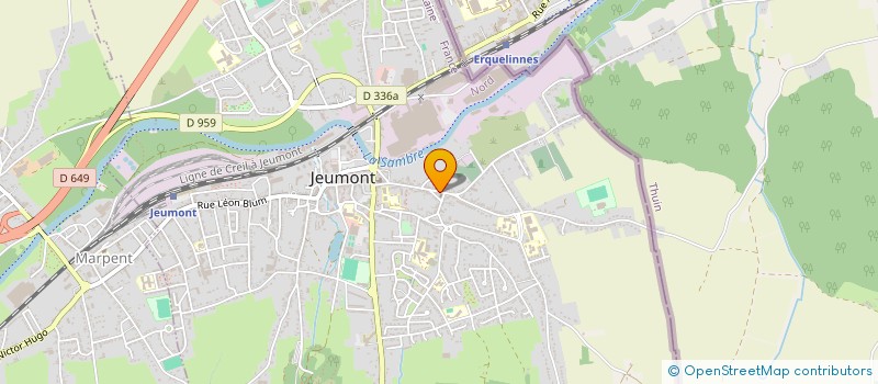 localisation de l'entreprise DL MECHANICAL ENGINEERING  JEUMONT