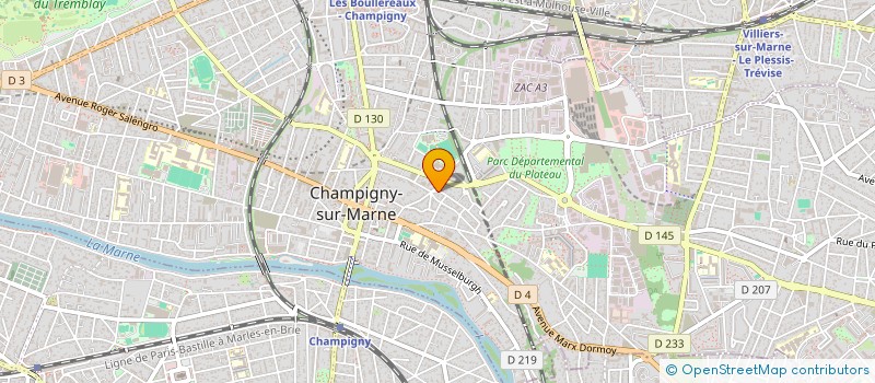 localisation de l'entreprise DL MULTIPROJETS  CHAMPIGNY-SUR-MARNE