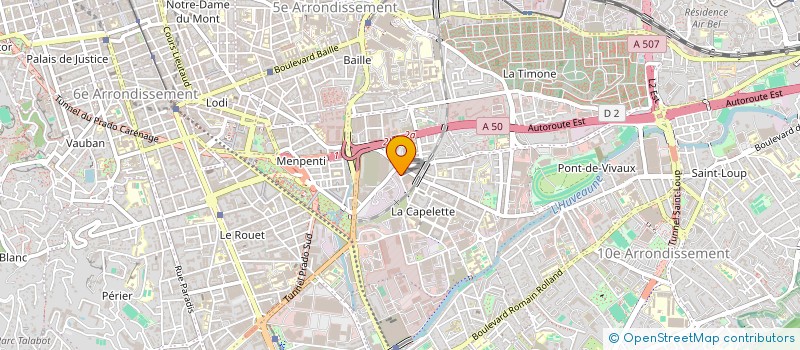 localisation de l'entreprise DL NEGOCE à MARSEILLE