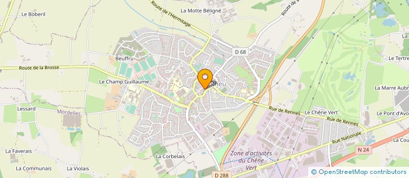 localisation de l'entreprise DL NETTOYAGE ET SERVICES à LE RHEU