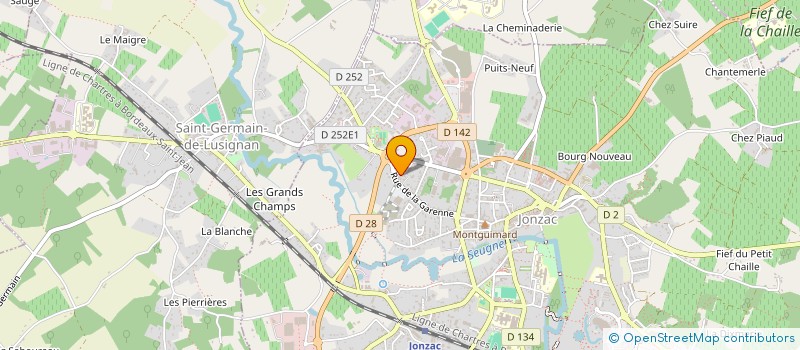 localisation de l'entreprise DL'O PISCINES  MONTGUYON