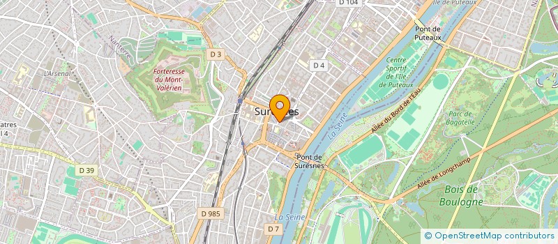 localisation de l'entreprise DL OPTIC à SURESNES