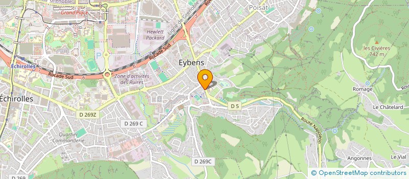 localisation de l'entreprise DL OPTIQUE  EYBENS