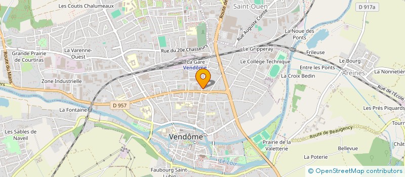 localisation de l'entreprise DL ORTHOPEDIE GANIVET  VENDOME