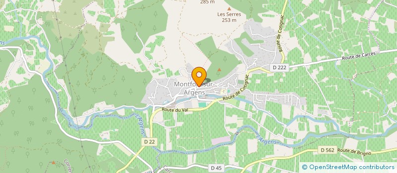 localisation de l'entreprise DL PARE BRISE  MONTFORT-SUR-ARGENS