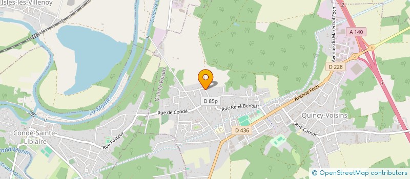 localisation de l'entreprise DL PARQUETS  QUINCY-VOISINS