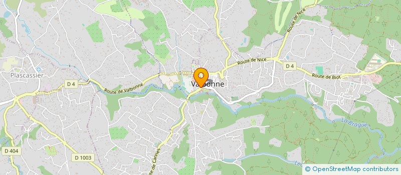 localisation de l'entreprise DL PARTNERS à VALBONNE