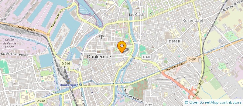 localisation de l'entreprise DL PEINTRE DECORATEUR à DUNKERQUE