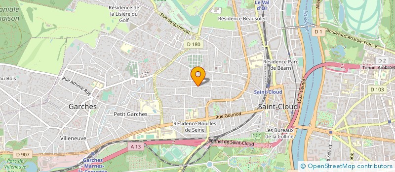 localisation de l'entreprise DL PRODUCTIONS à SAINT-CLOUD