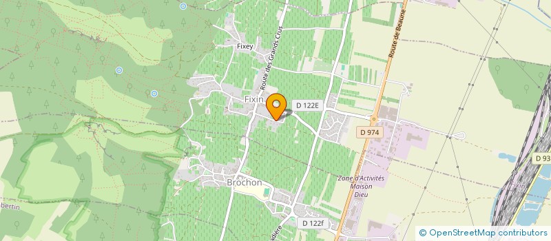 localisation de l'entreprise DL PROJETS  FIXIN