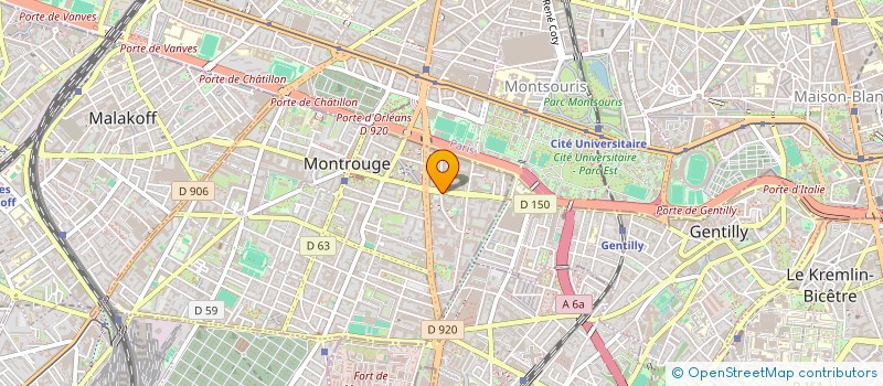 localisation de l'entreprise DL REAL ESTATE  MONTROUGE