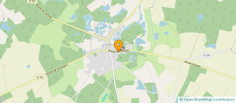 localisation de l'entreprise DL SERVICES à ISDES