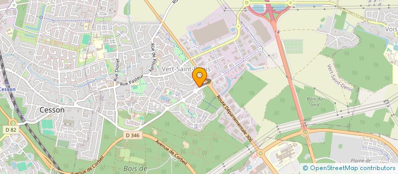 localisation de l'entreprise DL SERVICES à VERT-SAINT-DENIS