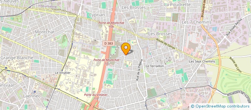 localisation de l'entreprise DL SERVICES RENOVATION à BRON