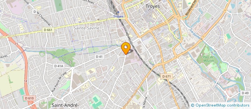 localisation de l'entreprise DL SOL à SAINT-ANDRE-LES-VERGERS