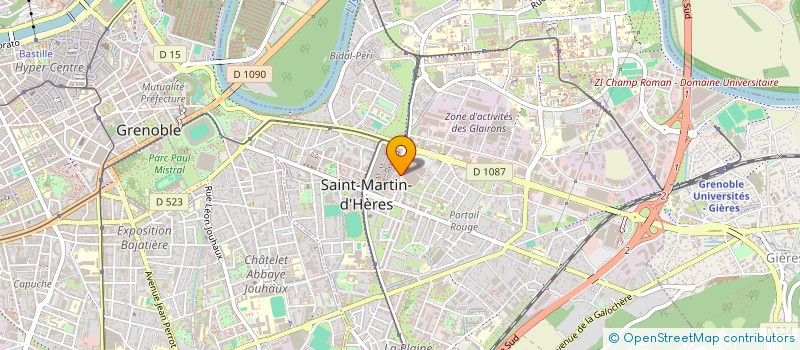 localisation de l'entreprise DL SPORTS  SAINT-MARTIN-D'HERES