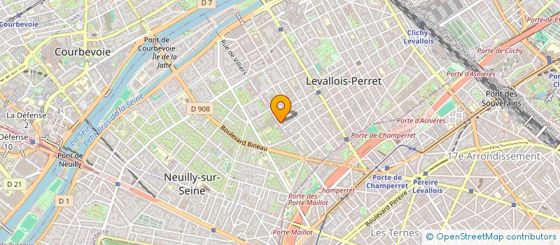 localisation de l'entreprise DL SUSHI à LEVALLOIS-PERRET