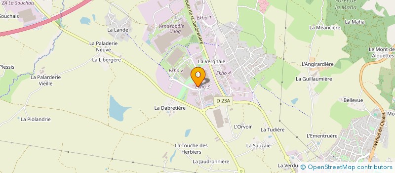 localisation de l'entreprise DL SYSTEM  LES HERBIERS