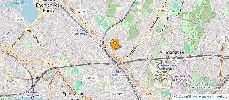 localisation de l'entreprise DL TAXI  DEUIL-LA-BARRE