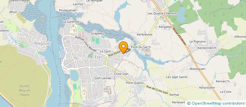 localisation de l'entreprise DL TECH  ETEL