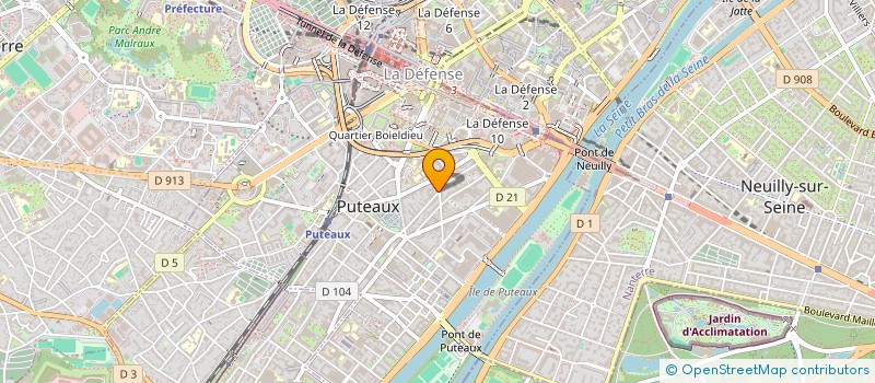 localisation de l'entreprise DL TRANSPORT à PUTEAUX