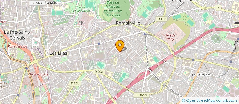localisation de l'entreprise DL TRANSPORTS  ROMAINVILLE