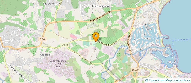localisation de l'entreprise DL YACHTS SAINT TROPEZ à LA GARDE-FREINET