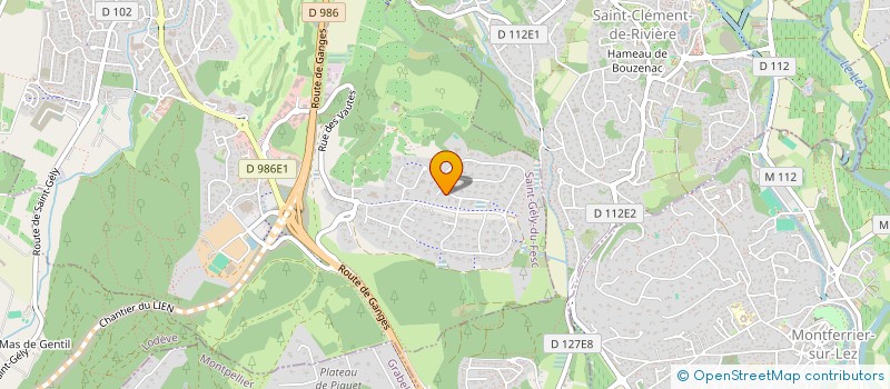 localisation de l'entreprise DL2B  SAINT-GELY-DU-FESC