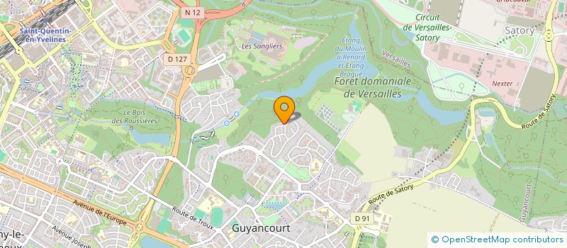 localisation de l'entreprise DL2I  GUYANCOURT