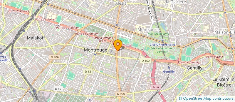 localisation de l'entreprise DL2M  MONTROUGE