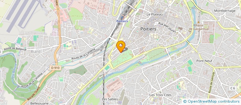 localisation de l'entreprise DL2N INVEST  POITIERS