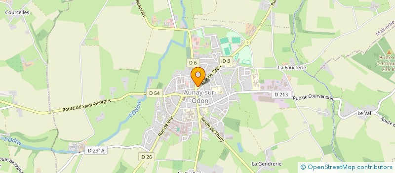 localisation de l'entreprise DL3.10  LES MONTS D'AUNAY