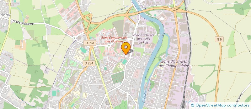 localisation de l'entreprise DL8919  AUXERRE