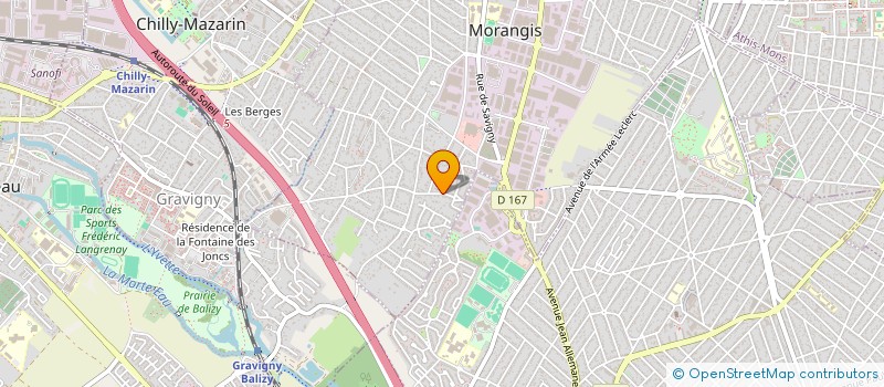 localisation de l'entreprise DLA à MORANGIS