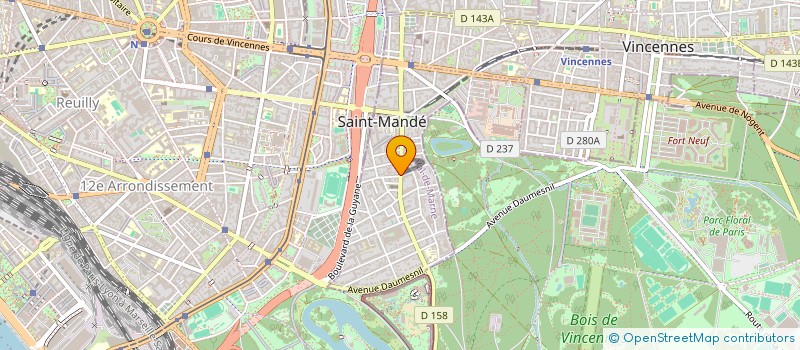 localisation de l'entreprise DLA à SAINT-MANDE