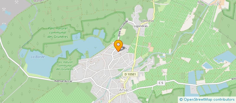 localisation de l'entreprise DLA  ARSAC