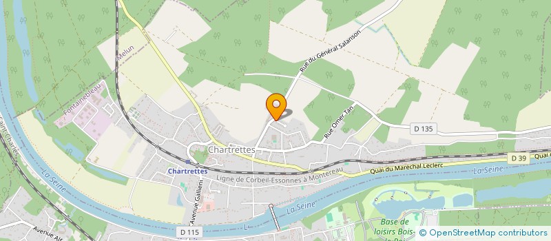 localisation de l'entreprise DLA CONSEIL  CHARTRETTES