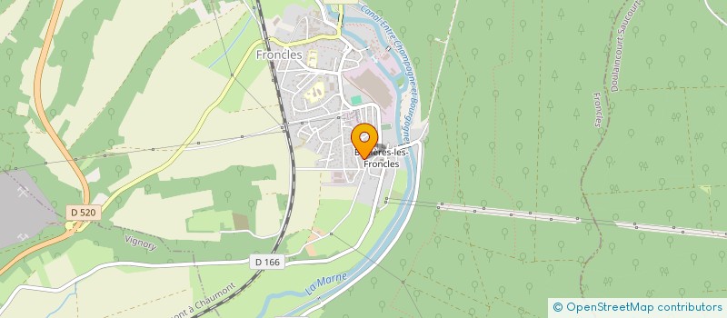 localisation de l'entreprise DLA IMMO à FRONCLES
