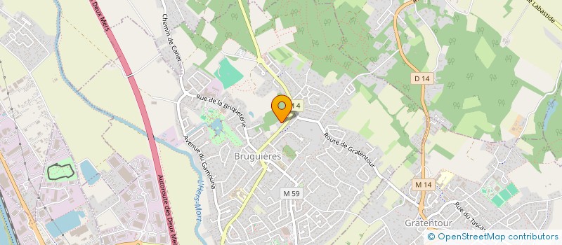 localisation de l'entreprise DLA IMMOBILIER  BRUGUIERES