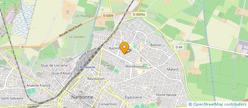 localisation de l'entreprise DLACL à NARBONNE