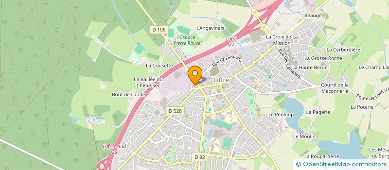 localisation de l'entreprise DLAN  LIFFRE