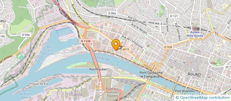 localisation de l'entreprise DLB à ROUEN