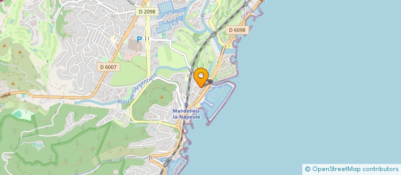 localisation de l'entreprise DLB à MANDELIEU-LA-NAPOULE