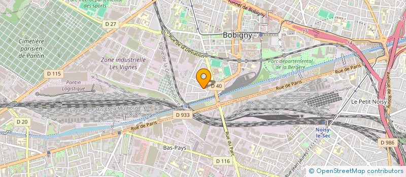 localisation de l'entreprise DLB  BOBIGNY