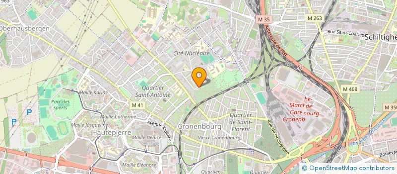 localisation de l'entreprise DLB  STRASBOURG