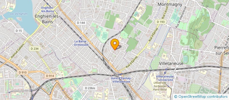 localisation de l'entreprise DLB à DEUIL-LA-BARRE