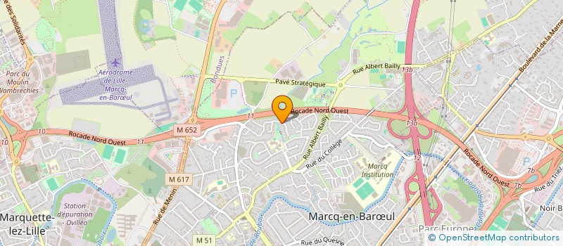 localisation de l'entreprise DLB à MARCQ-EN-BARŒUL