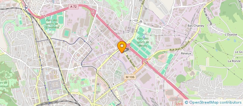 localisation de l'entreprise DLB ECHAFAUDAGE  SAINT-ETIENNE